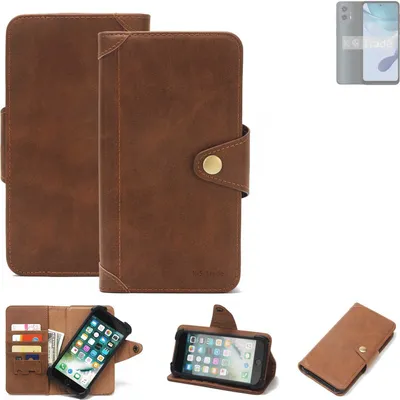 Produktbild von K-S-Trade Handyhülle kompatibel mit Motorola Moto G 5G (2023) Schutz Hülle Walletcase Bookstyle Tasche Case Handytasche Wallet Flipcase Cover PU