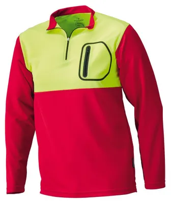 Produktbild von Pfanner Forst-Shirt, Langarm, Gr. L, rot/gelb