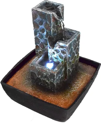 Produktbild von Agora-Tec® Wasserspiel & Zimmerbrunnen "KASKADE"
