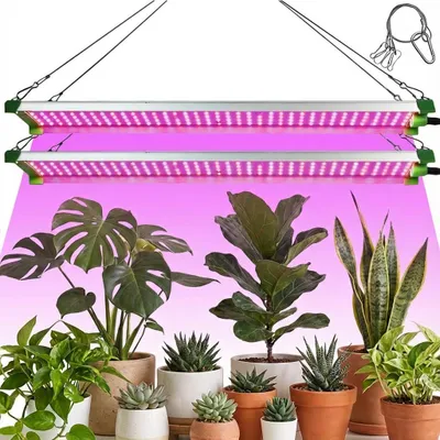 Immagine prodotto di 2x 54CM UV IR Grow Lamp Plant Lamp Led Full Spectrum Grow Light for Plants, 150W Dimmable Plant Lamps For Indoor Plants Flowering Greenhouse