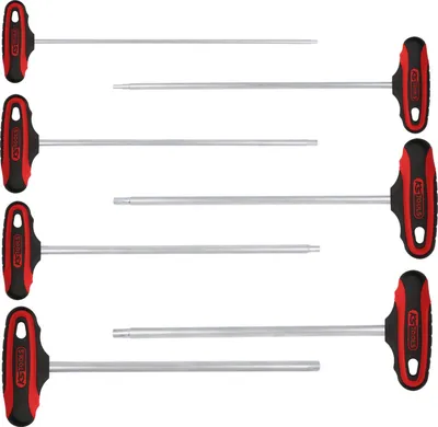 Zdjęcie produktu dla KS Tools 158.5050 zestaw kluczy sześciokątnych z uchwytem T 7 szt