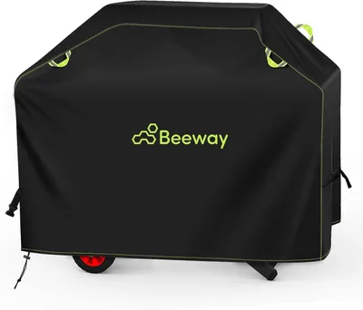 Zdjęcie produktu dla Pokrowiec na grilla, odporny na warunki atmosferyczne, wymiary: 170 x 61 x 122 cm, przeznaczony do użytku w ogrodzie i podczas campingów