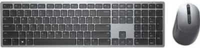 Produktbild von Dell Premier Multi-Device KM7321W - Tastatur-und-Maus-Set - kabellos - 2.4 GHz, Bluetooth 5.0 - AZERTY - Französisch - Titan Gray - für Precision 7560, XPS 13 9310, 15 9510