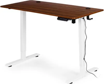 Zdjęcie produktu dla ModernHome JNI-D45A-5-5 Elektrycznie regulowane biurko 120 x 60 cm, brązowe
