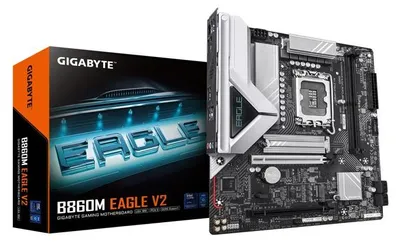 Image de Carte Mère GIGABYTE B860M EAGLE V2, Micro-ATX, Chipset Intel B860, DDR5