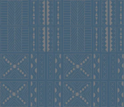 Obrázok produktu pre Walls4You Tapeta s etnickým motívom sivá - 640140 - 53 cm x 10 m
