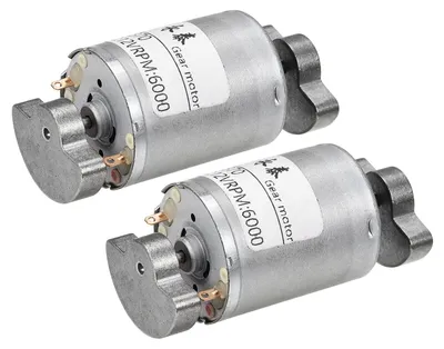 Trillingsmotor DC 12V 5000 U/min Doppelwelle 2 Stück
