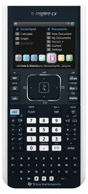 Grafischer Taschenrechner TI Nspire CX II-T, schwarz, LCD