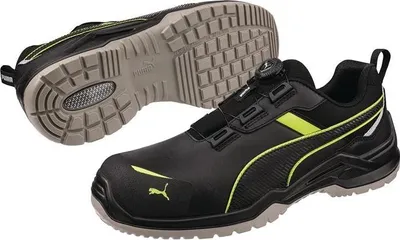 Produktbild von Puma Safety Puma Sicherheitshalbschuh Krypton Green Disc Low S3S ESD FO SR 644320 Gr. 42 schwarz/grün