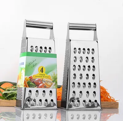 Produktbild von 4 Seitige Blades Käse Gemüse Reibe Karotte Gurken Hobel Schneider Edelstahl Gemüseschneider
