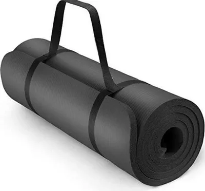 Produktbild von Famanu Yogamat Extra Dick - Schwarz - 185x60x1,5 CM