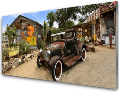 Produktbild von Acrylglasbilder 100x50 Wandbild Druck Auto Architektur