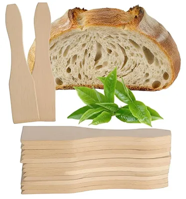 Productafbeelding van Set van 12 houten spatels voor raclette, hittebestendig en multifunctioneel