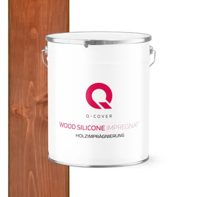 Produktbild von Holzimprägnierung | Mahagoni 5 L | 2 In 1 | Holzschutz | Farbimprägnierung | Imprägniermittel Holzschutz |mittel Imprägnierung Abperleffekt