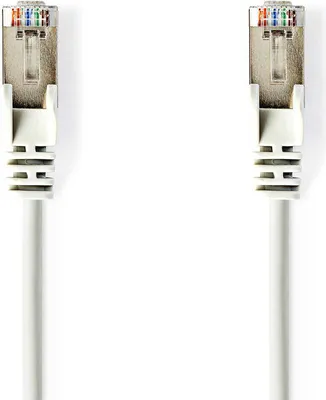 Zdjęcie produktu dla Nedis CCGB85121WT75, 7,5 m, Cat5e, SF/UTP (S-FTP), RJ-45, RJ-45, Biały