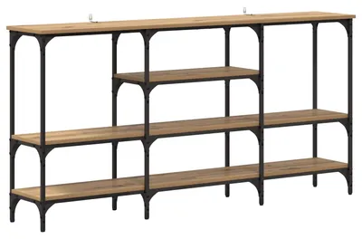 Immagine prodotto di vidaXL Tavolo consolle in rovere artigianale 160 x 29 x 80 cm Materiale a base di legno
