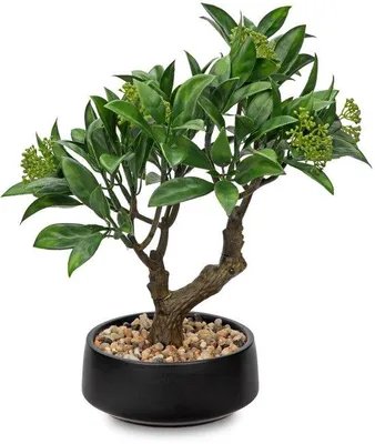 Zdjęcie produktu dla Ceramiczna dekoracja w kształcie bonsai do salonu
