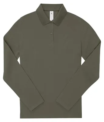 Immagine prodotto di B&C - Camicia "My Polo 180" da donna, maniche lunghe LT3182 (XXL) (verde mimetico)