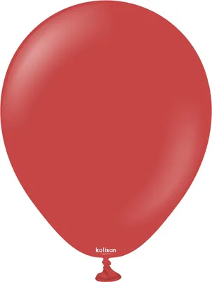 Immagine prodotto di Palloncini in lattice rosso intenso, 13 cm, 100 pezzi.