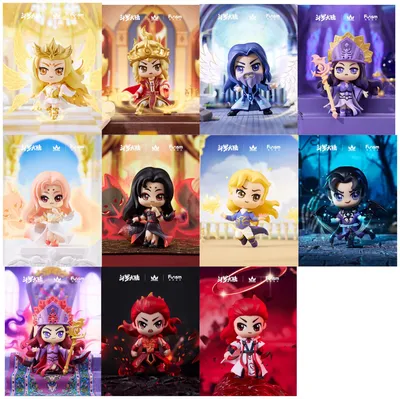 Productafbeelding van Soul Land Wuhun Hall miniatuurfiguren, set van 8, display van 11 cm
