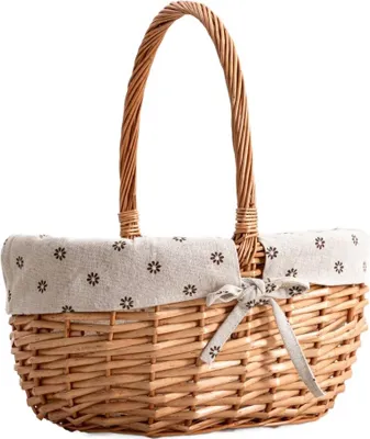 Produktbild von HOMLA NORSO Korb mit Henkel natur 38 cm