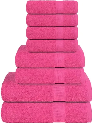 Produktbild von "2026 Aktion"8-tlg. Handtuch-Set FROGN Rosa 360 g/m² DE250781 - Handtücher