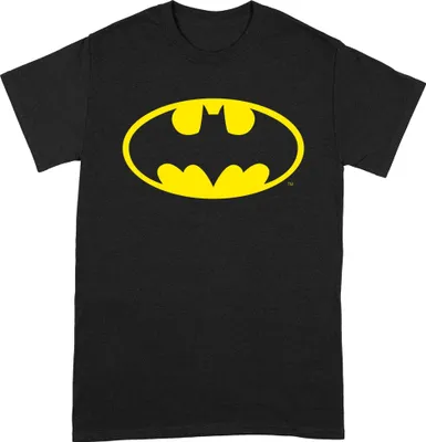 Produktbild von Batman - T-Shirt für Herren/Damen Uni BI104 (L) (Schwarz/Gelb)