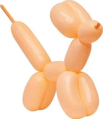 Produktbild von 50 Modellierballons pastell orange