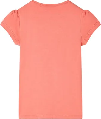 Produktbild von vidaXL Kinder-T-Shirt Korallenrosa 128