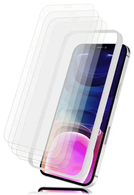 Obrázek produktu pro NALIA 4x ochranné sklo a sada šablon pro iPhone 13 Pro Max, ochranné sklo displeje