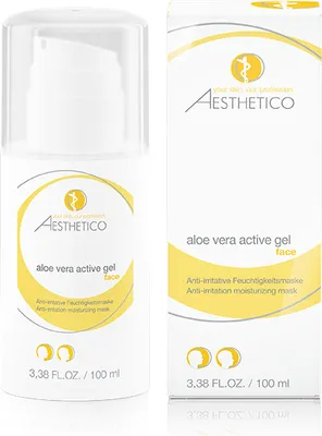 Produktbild von Aesthetico Aloe Vera Active Gel Anti-irritations Feuchtigkeitsmaske 100 ml