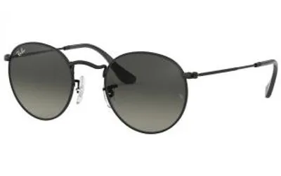 Produktbild von Ray-Ban ROUND FLAT LENSES, Erwachsener, Uni, Rund, Schwarz, Nicht-polarisierte Linse, Metall