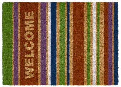 Produktbild von Fußmatte Kokos Welcome 40  x  60 cm Stripes