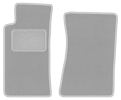 Immagine prodotto di Tappetini in moquette per Mazda MX-5 II NB 1998-2005 (cabrio) – set 4 pezzi, grigi, su misura – Wielganizator OSLO