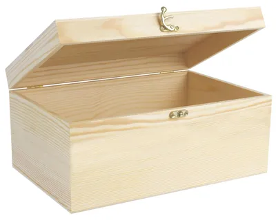 Obrázok produktu pre Drevená debna s vrchnor 30x20x14 cm, úložný box, pre hračky