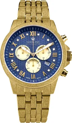 Produktbild von Louis XVI LXVI3602 Herrenuhr Aramis Frosted 2.0 Diamond Chronograph 43mm 5ATM
