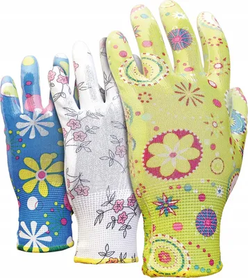 Obrázek produktu pro Zahradní rukavice / Barevné / Velikost: 6 - XS / RGARDEN-PU_6