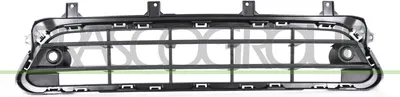 Produktbild von PRASCO Lüftungsgitter Grill Stoßfänger für MINI Countryman (F60) mit Loch/Löchern für Einparkhilfe Schwarz