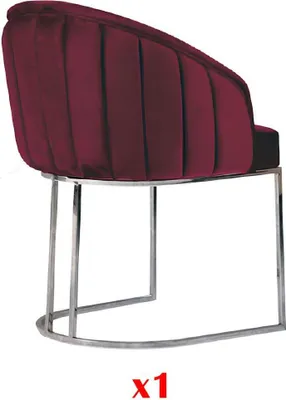 Productafbeelding van Moderner Sessel Stuhl 1x Esszimmer Fernseh Lounge Sitz Polsterstuhl Textil