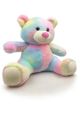 Produktbild von Plüschtier Teddybär 40 cm mehrfarbig – Weiches Kuscheltier, Stofftier