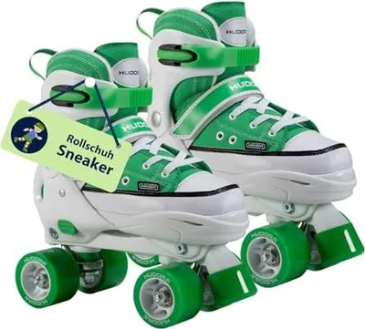 Obrázok produktu pre Hudora Roller Skates Gr. 36-39 gruen/weiss Sneaker-Look