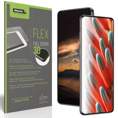 Produktbild von 2x Full Cover Schutzfolie matt für Xiaomi 15 Pro Panzerfolie Anti-Shock
