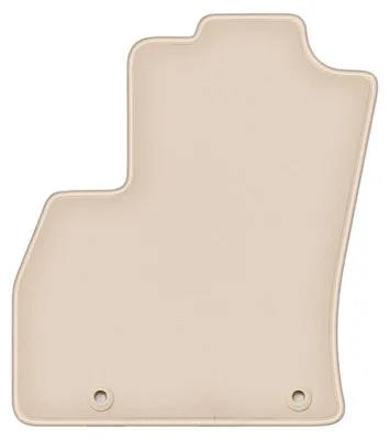 Produktbild von DURBAN Beige Velours-Fahrerfußmatte für Citroen Nemo Kombivan (2007-2017)