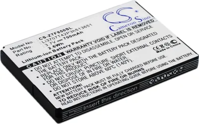 Produktbild von TECHTEK Akku Kompatibel mit [Telstra] F252, F256, F850, F851, für [ZTE] F252, F256, F850, F851 Ersetzt Li3707T42P3h513651
