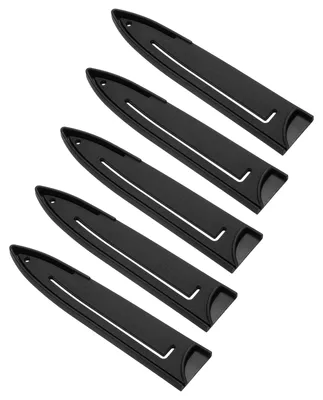 5er-Pack PP Klingenschutz für 5-Zoll-Allzweckmesser, Schwarz