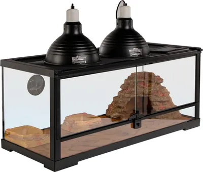 Obrázek produktu pro Resun ReptiSet Comfort DUO - terarijní set 75x30x30cm Resun