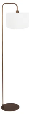 Zdjęcie produktu dla Lampa stojąca - brąz - Forma - metal tkanina - lampa stojąca - E27 - 4786BR - Mexlite