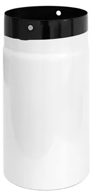 Immagine prodotto di Canna fumaria Raik / tubo stufa smaltato 130mm - 250mm bianco
