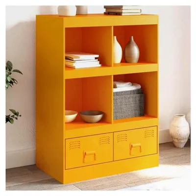 Produktbild von Highboard in Senfgelb 67 x 39 x 95 cm