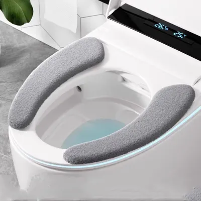 WC-Sitzbezug, 2 PCS Toilettensitzbezug Weich